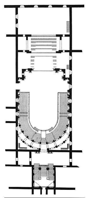 Teatro Farnese plan